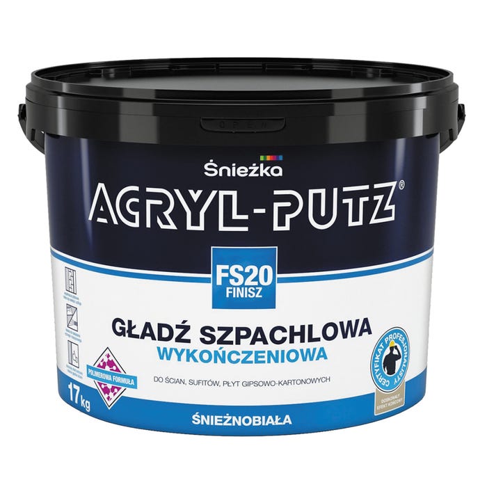 Masa szpachlowa Acryl Putz Finish FS20 17kg