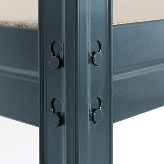 Regał Rivet L wym. 180x120x45 cm, 4 półki, 250 kg 3