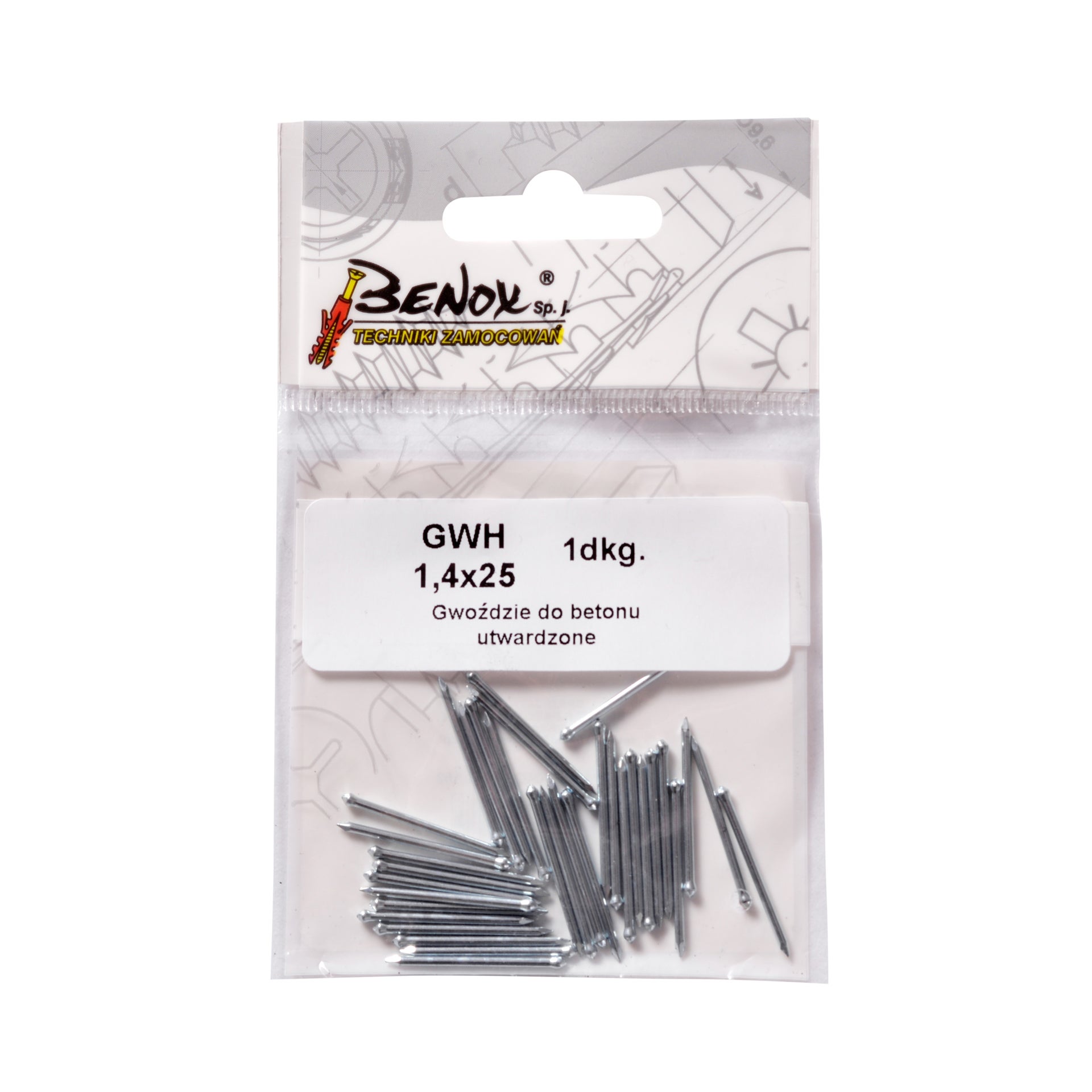 Gwóźdź hartowany 1.4x25 mm (35 szt.) 2