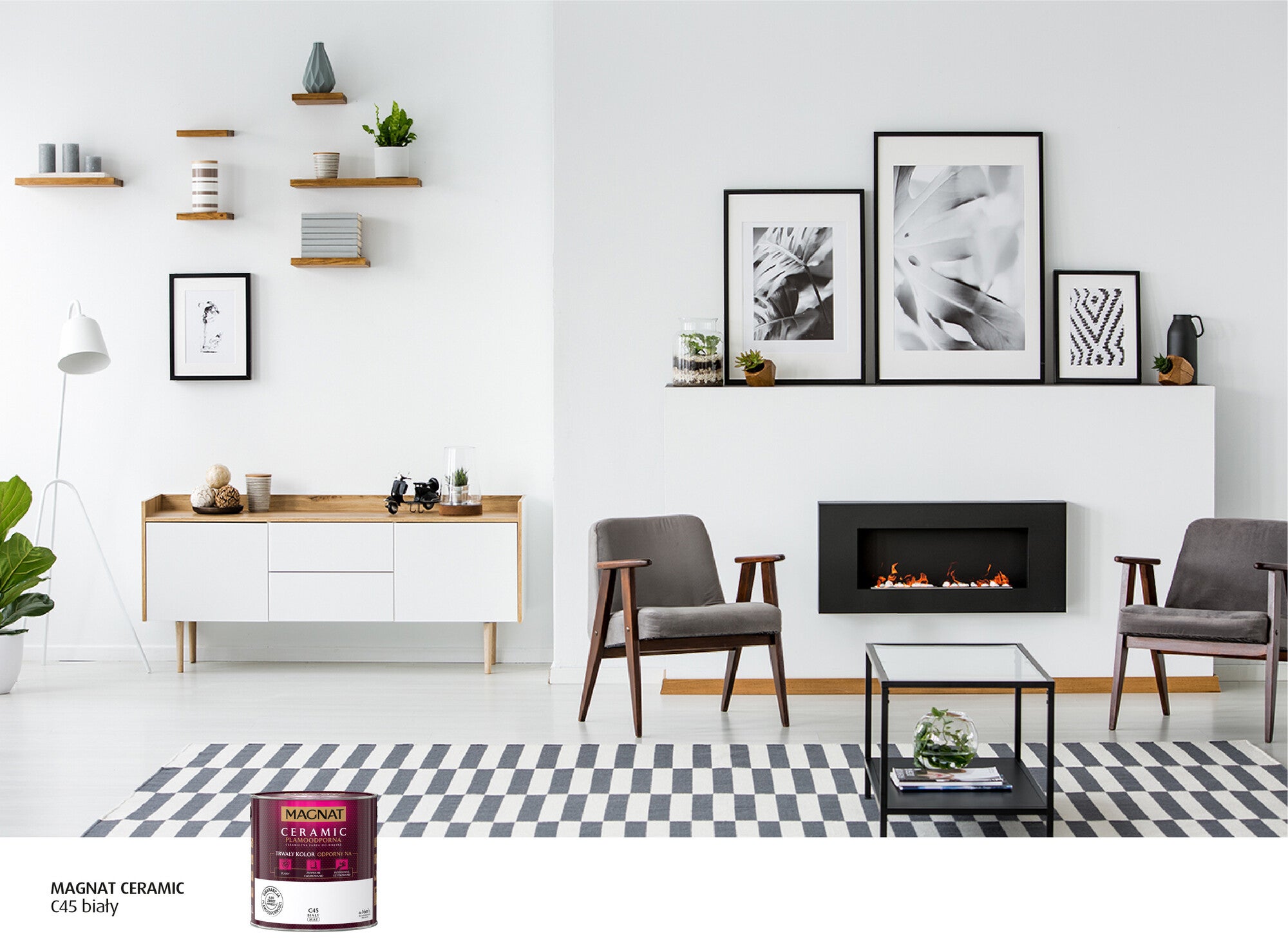 Farba Magnat Ceramic biały 2,5l 1