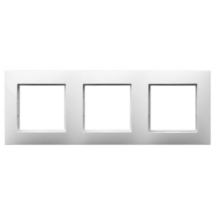 Ospel Aria biały ramka potrójna