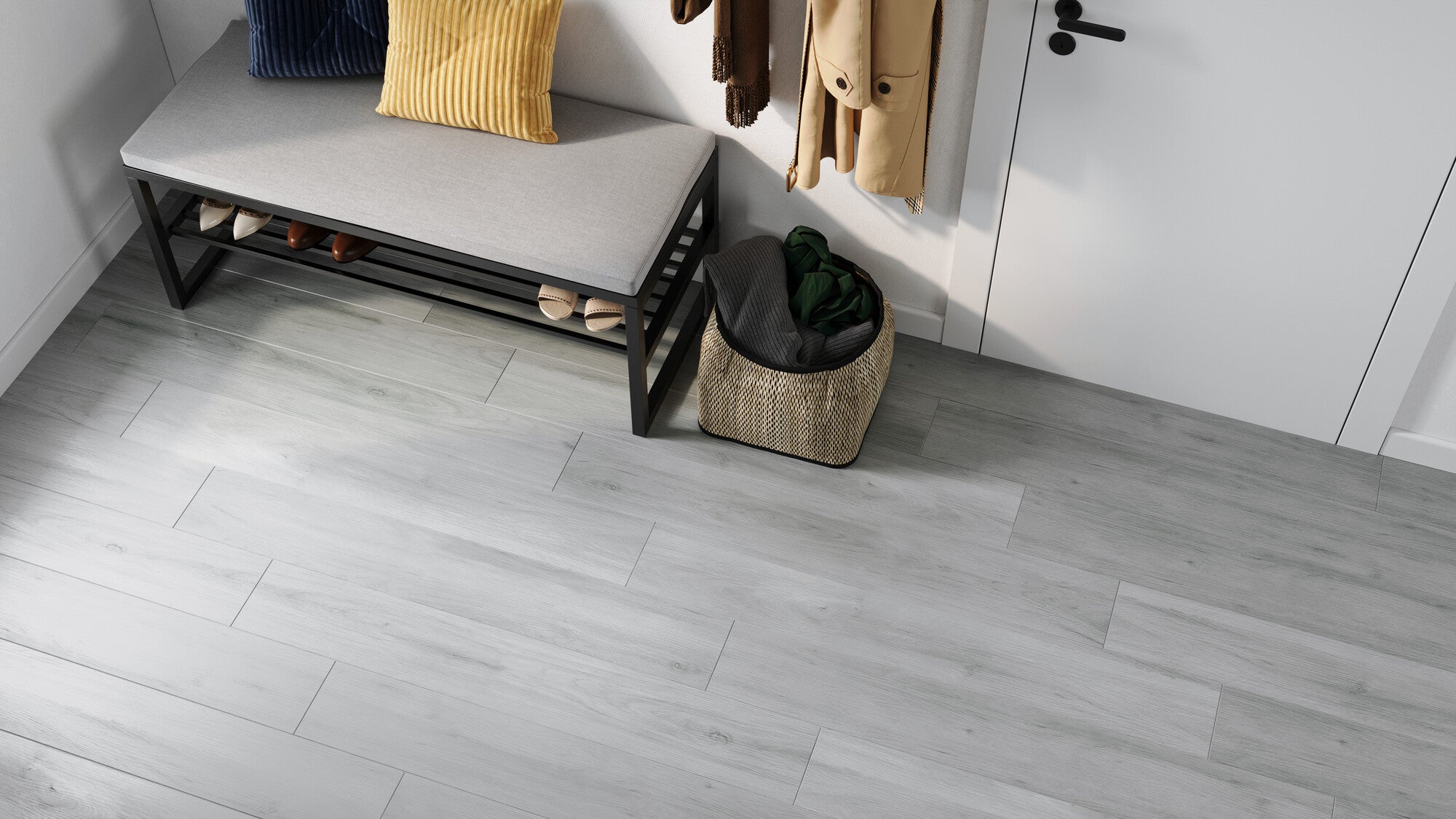 Panel winylowy LVT Beton Jasny kl.32 4,2mm op.1,861m2 wodoodporny 1
