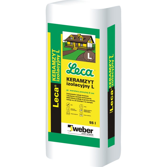 Keramzyt izolacyjny L Leca 55 l
