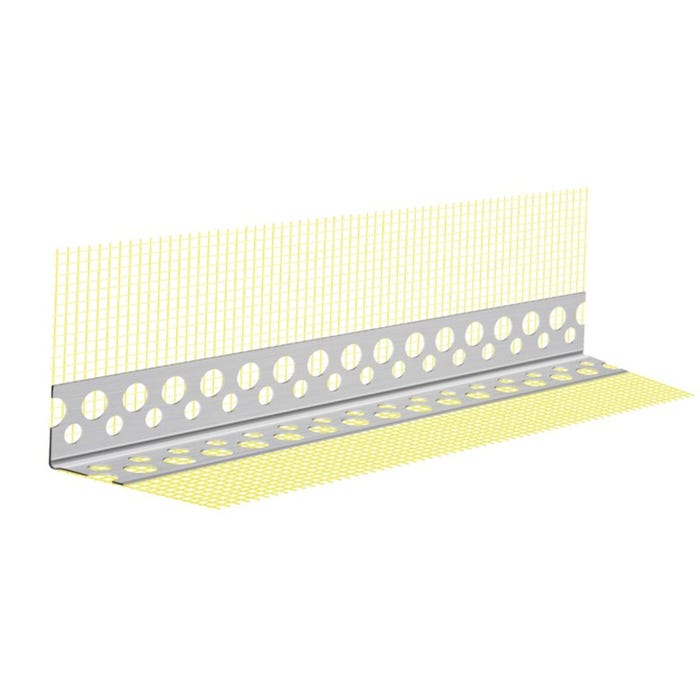 Narożnik aluminiowy z siatką 3m 2x2 cm