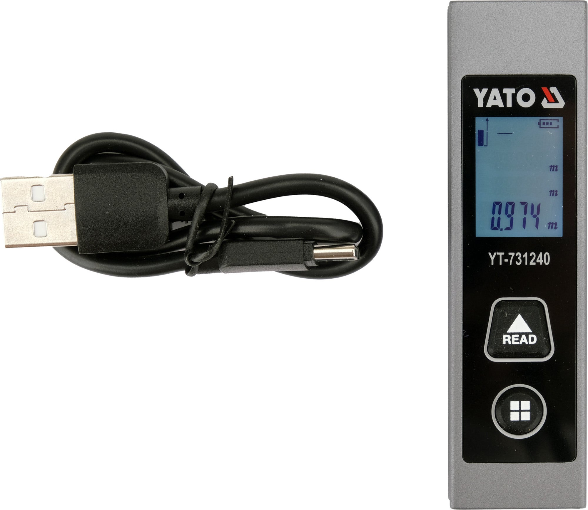 Dalmierz laserowy kieszonkowy 30 m, YATO YT-731240 1