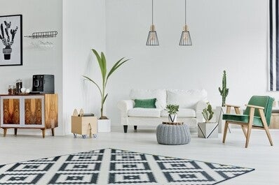 Oprawa sufitowa KALIOPE 1x E27, zielony, średnica 18cm, materiał metal 1