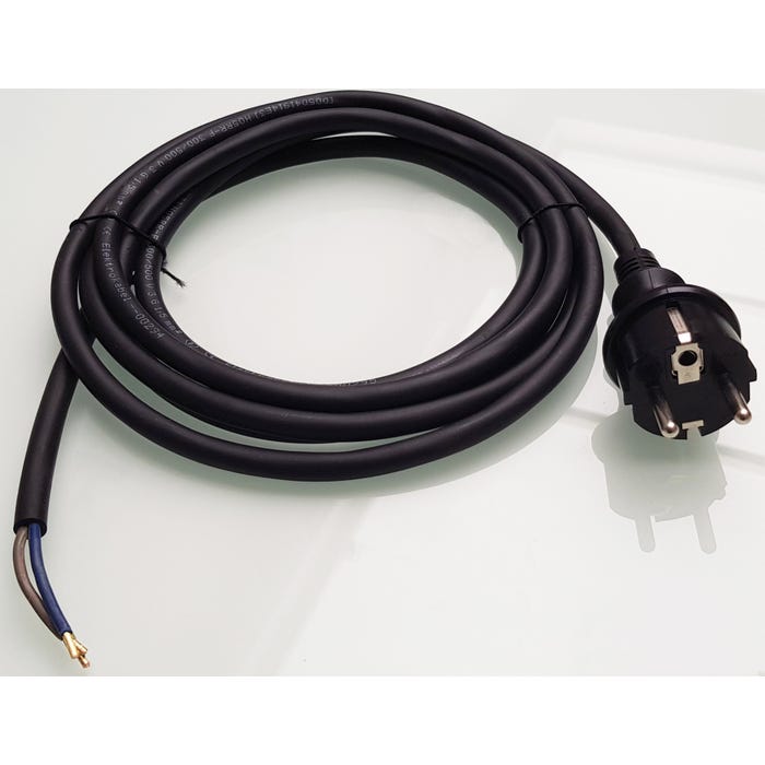 Przewód z wtyczką 3m 3x1 guma