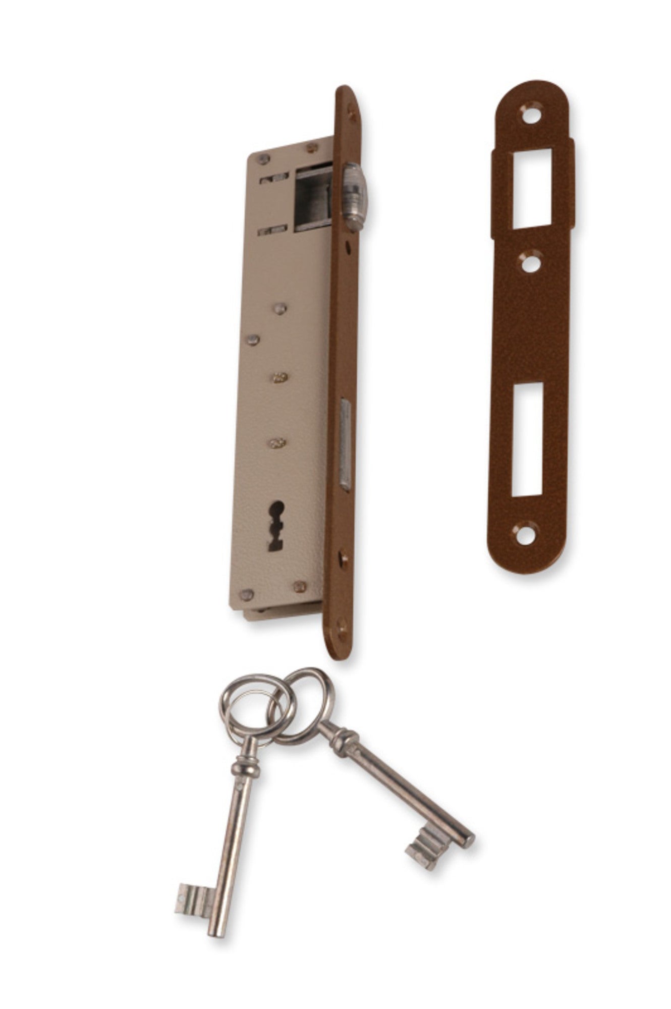 Zamek wpuszczany Jania na klucz 90/22 mm