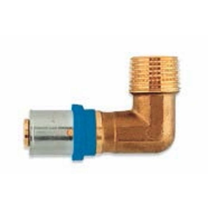 Pex Kolano zaciskowe GZ 20 mm x 3/4" Radopress