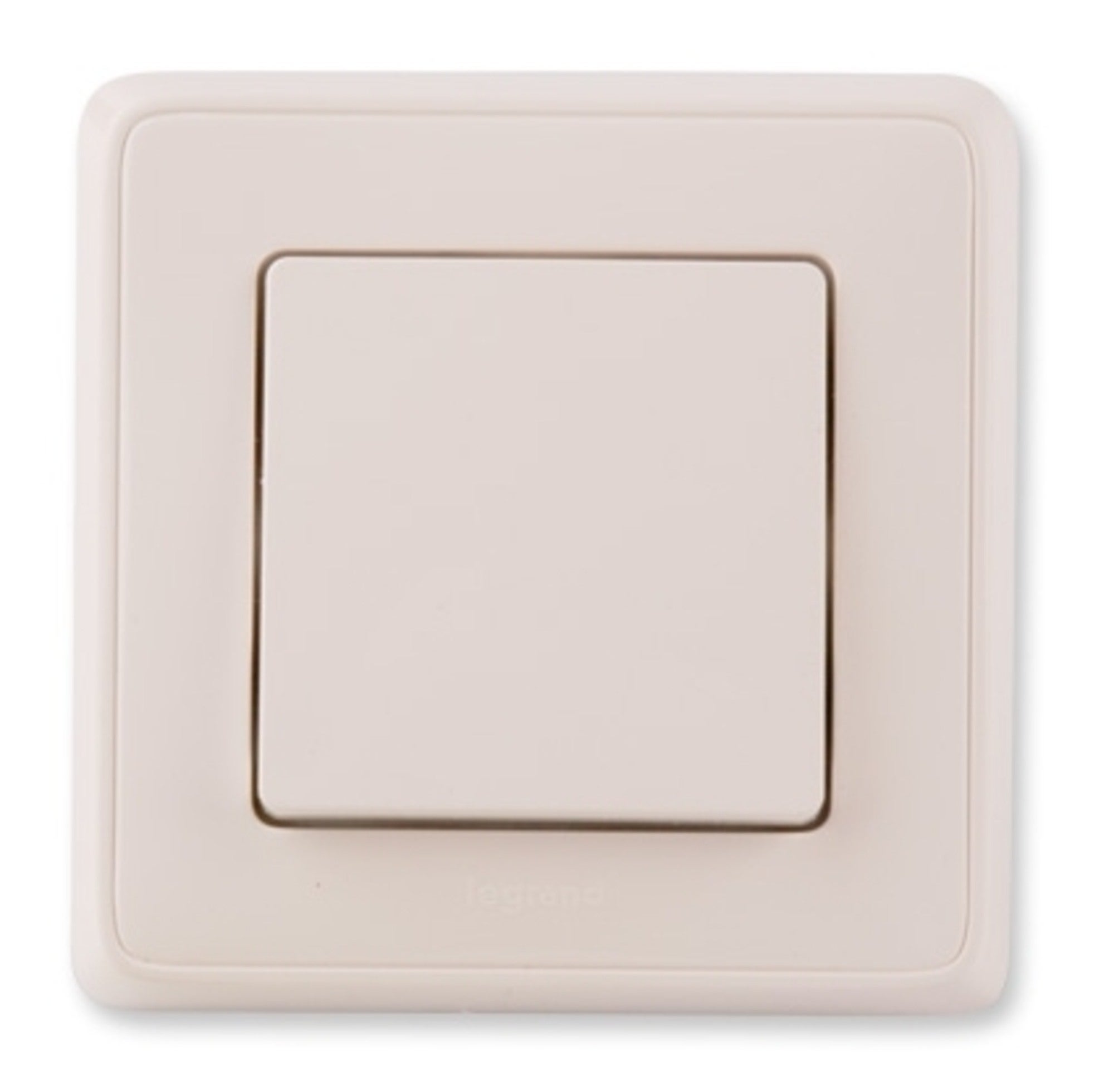 Legrand Cariva biały łącznik pojedynczy z ramką 1