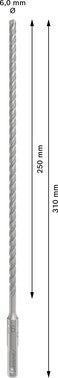Wiertło SDS-Plus-5X 6x250x310 mm BOSCH 2