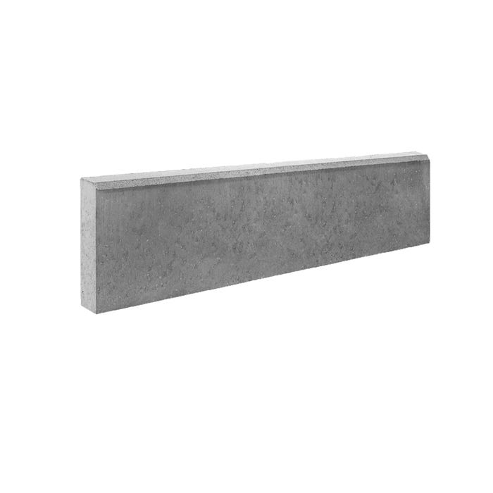 Obrzeże chodnikowe Bruk-Bet szare 100x25x8 cm