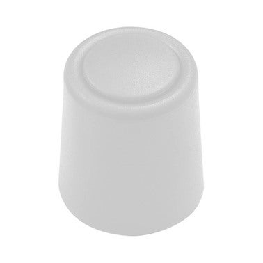 Odbojnik drzwiowy 27x30 mm biały z maskownicą