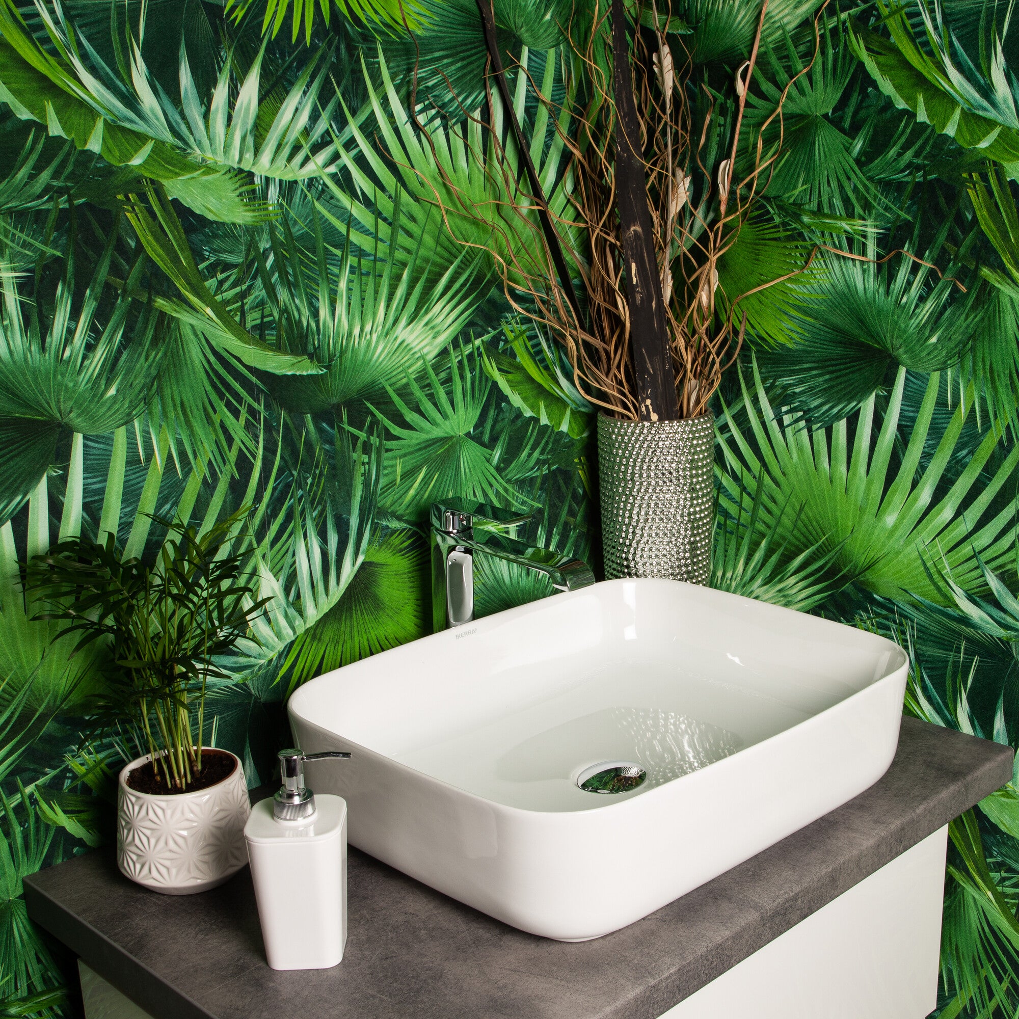 Umywalka nablatowa Kerra KR-384 2