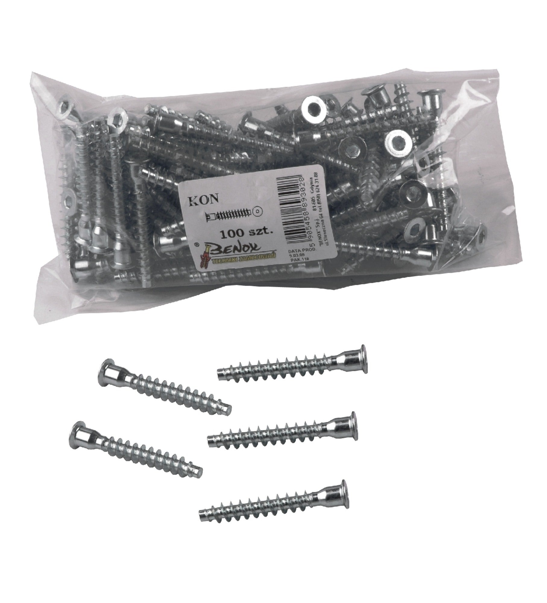 Konfirmat 7x50 mm (100 szt.) 0