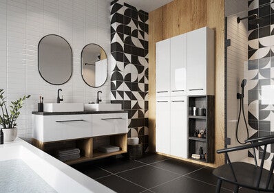 Uchwyt dwupunktowy Latte Metal czarny 1