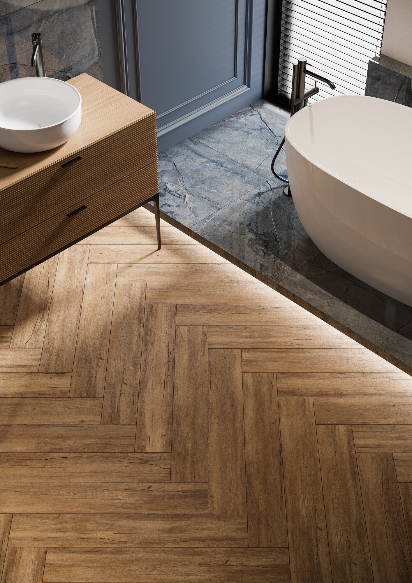 Gres szkliwiony Apulia Gold Mat 15x90 cm 1.22m2 1