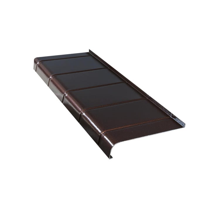 Parapet zewnętrzny 20x150cm aluminiowy miedź antyczna płytka