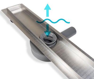 Odpływ liniowy 360 Drain 500 mm z obrotowym syfonem, pod płytkę 5