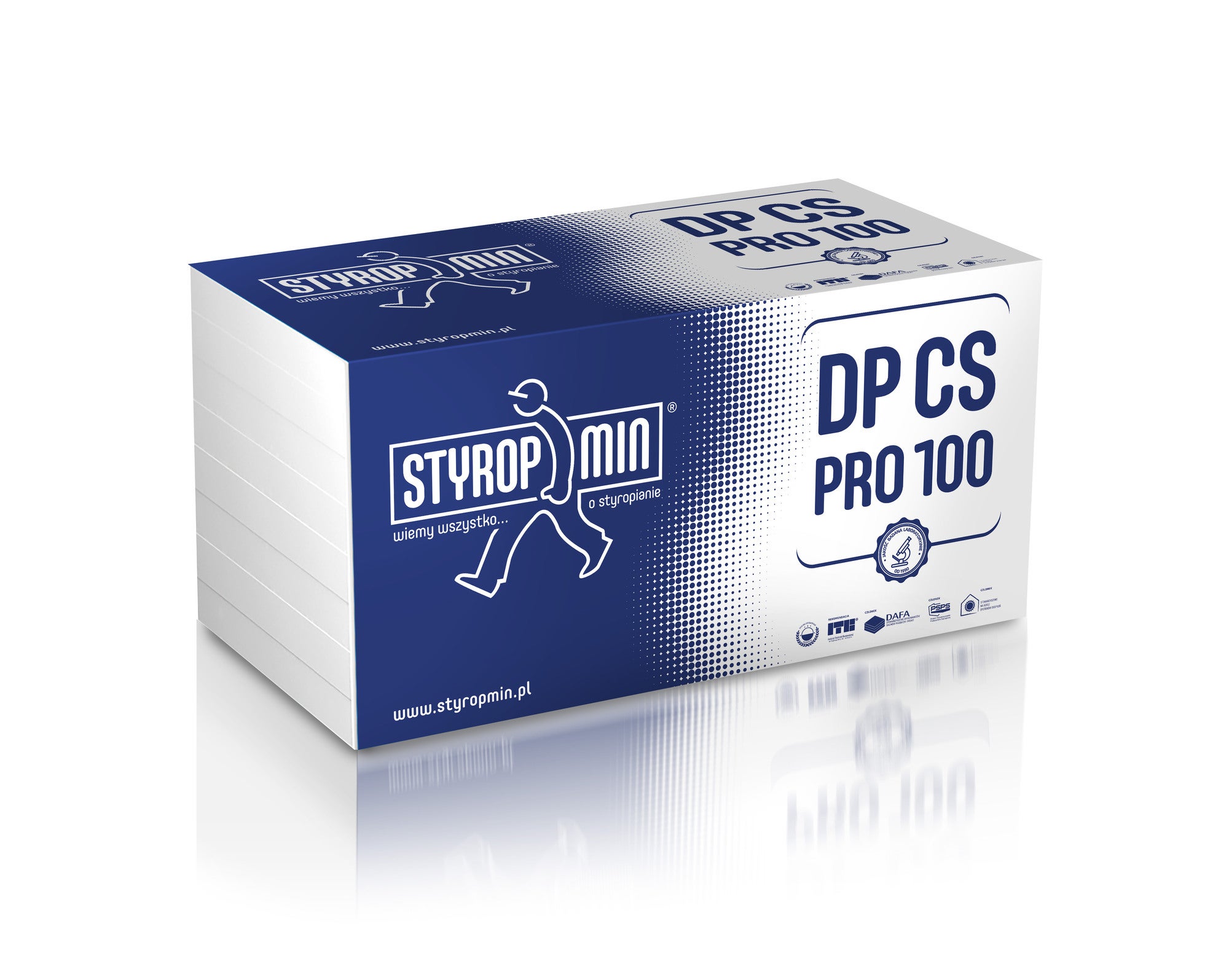 Styropian Styropmin 36 5 cm EPS100  0.036 W/(mK) 6 m2 0