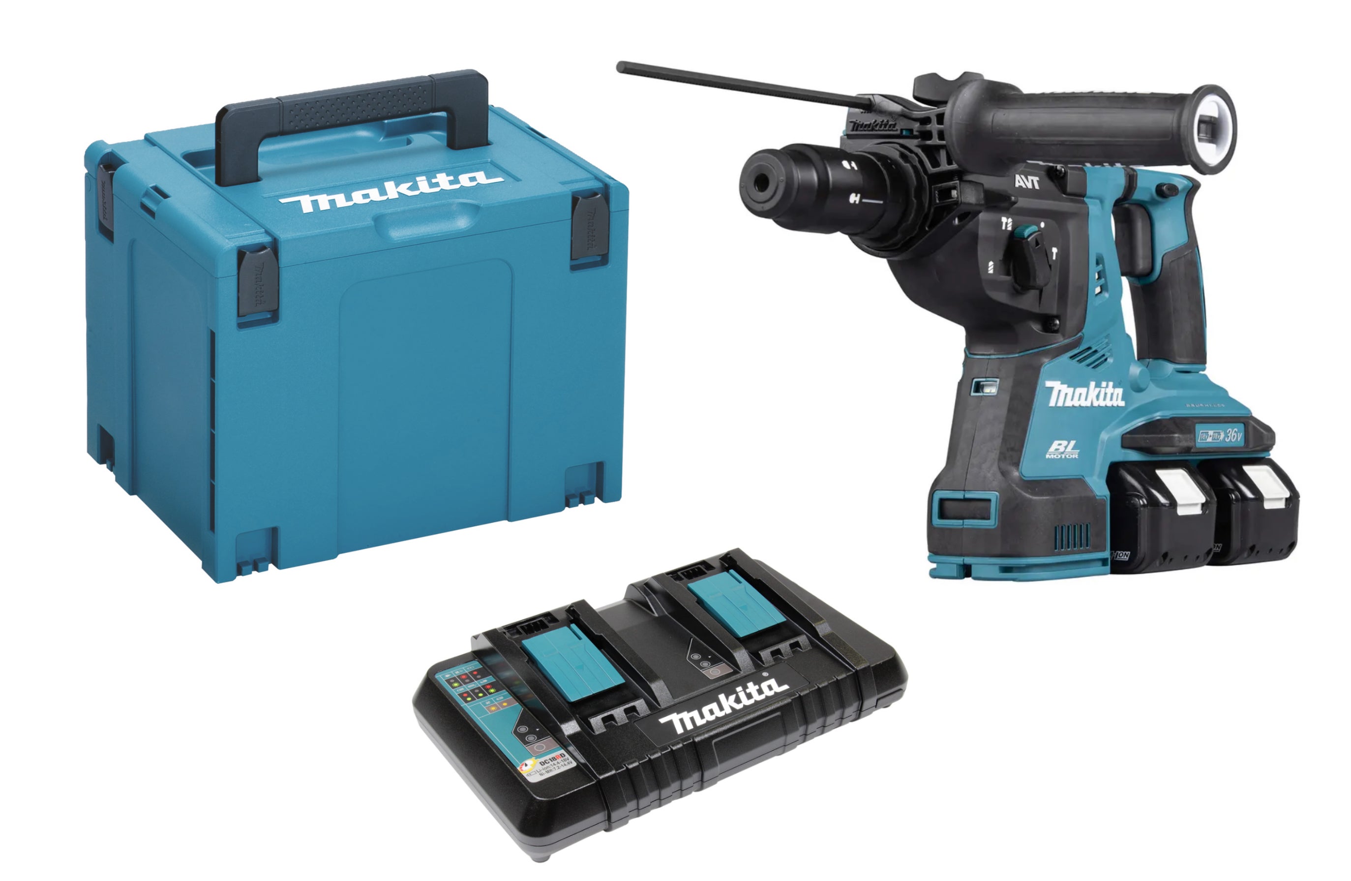 Młotowiertarka 2 x 18V 2,5J DHR280PT2J Makita / 2 x 5,0Ah 1