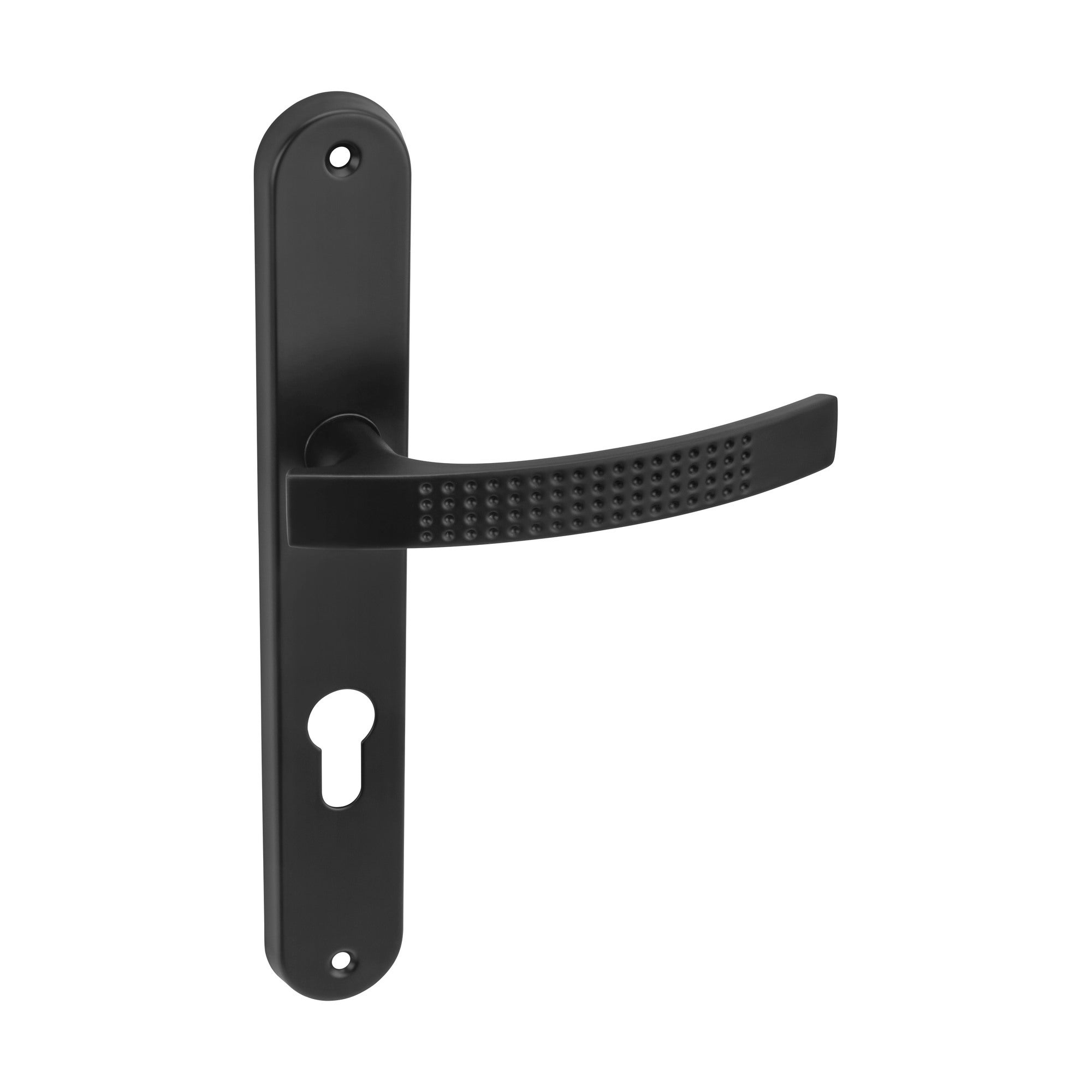 Klamka AMB Argo 72 mm na wkładkę czarna