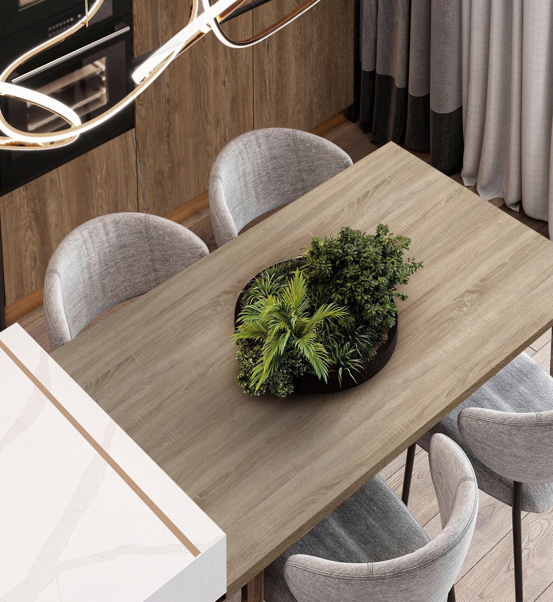 Blat kuchenny roboczy Dąb Vintage jasny 3025 3040x600x28 mm 1