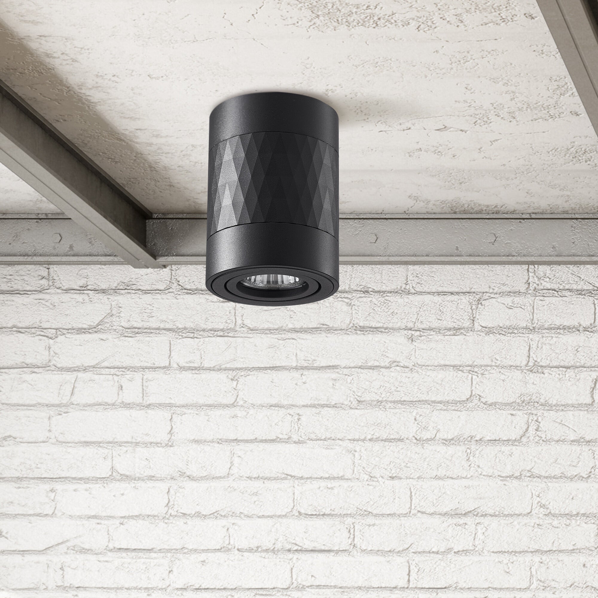 Oprawa natynkowa GU10 czarna 2
