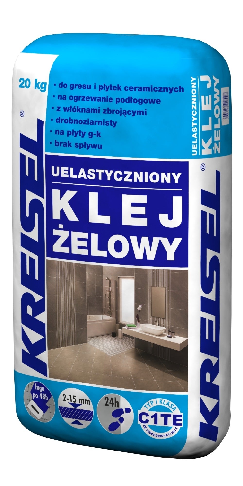 Uelastyczniony klej żelowy Kreisel 20 kg 0