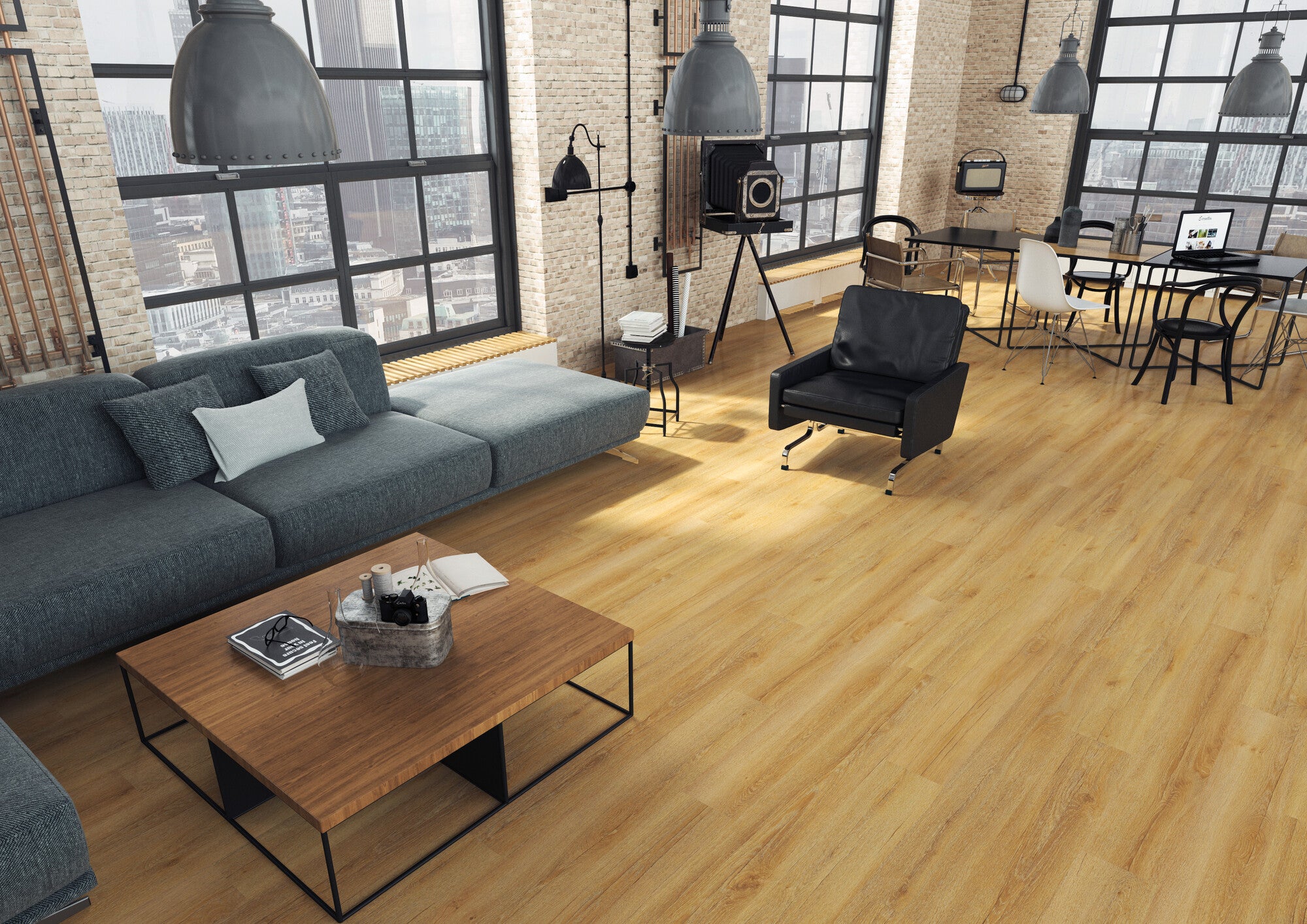 Panel podłogowy Dąb Sceniczny AC4 7mm op.2,663m2 1