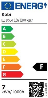 Wkład LED INSERT 6,5W MILKY barwa CIEPŁOBIAŁA 1