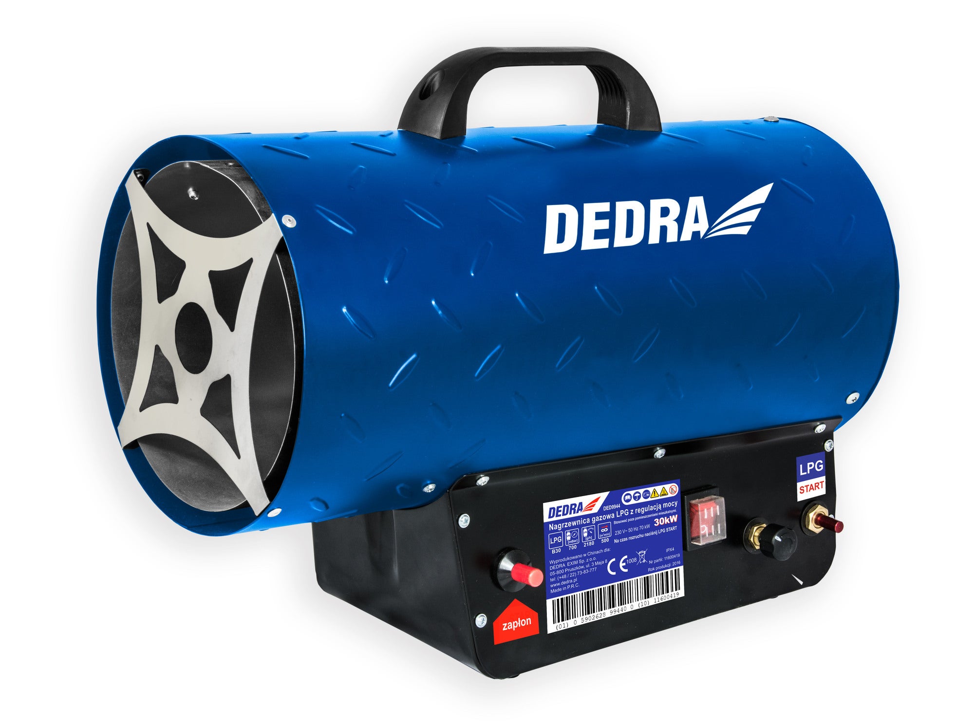 Nagrzewnica gazowa Dedra 18-30 kW 0