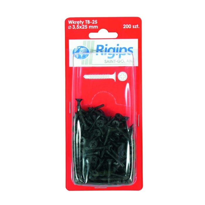 Wkręty samowiercące TB 3.5x25 mm 200 szt Rigips