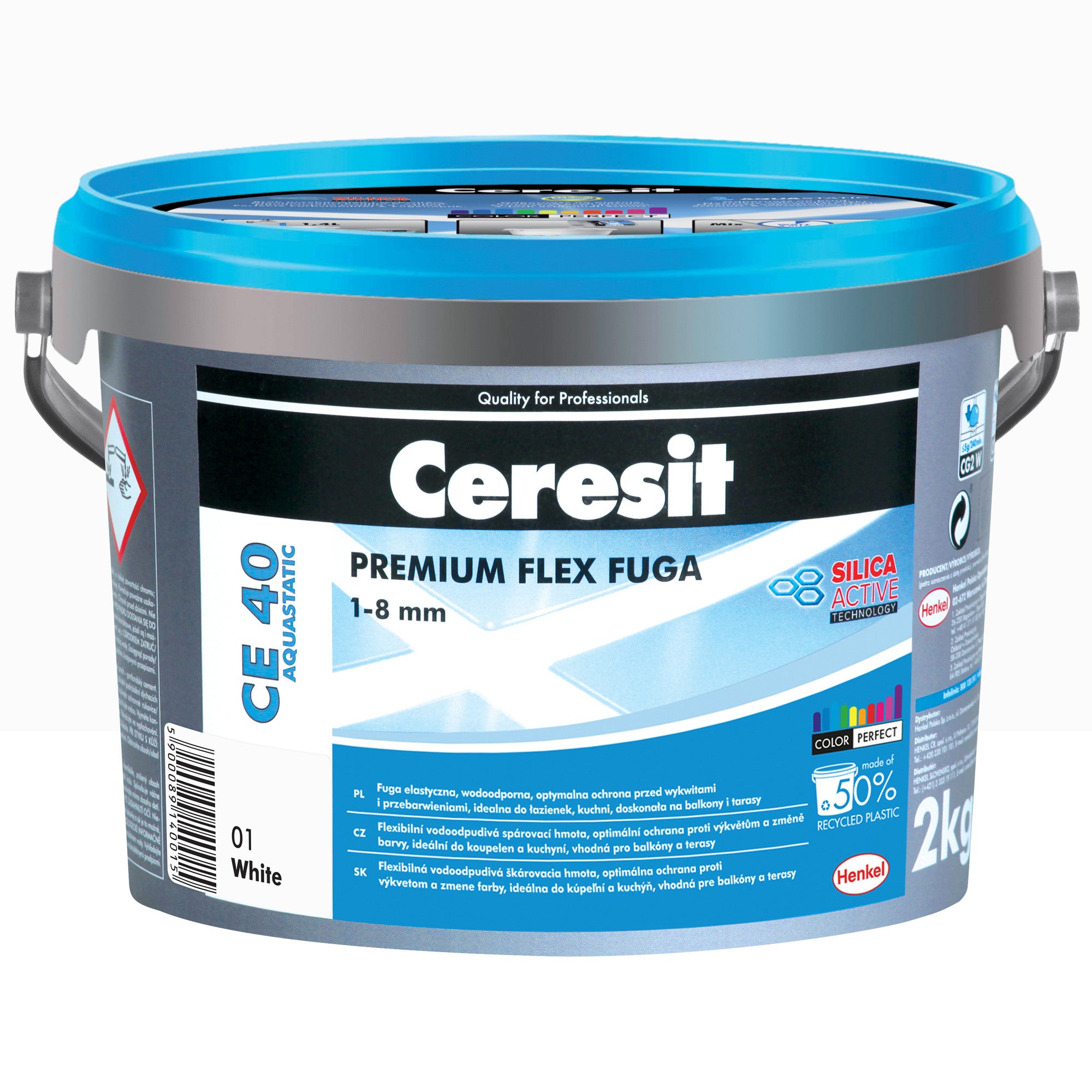 Fuga CE40 Aquastatic 01 biała 2 kg 0