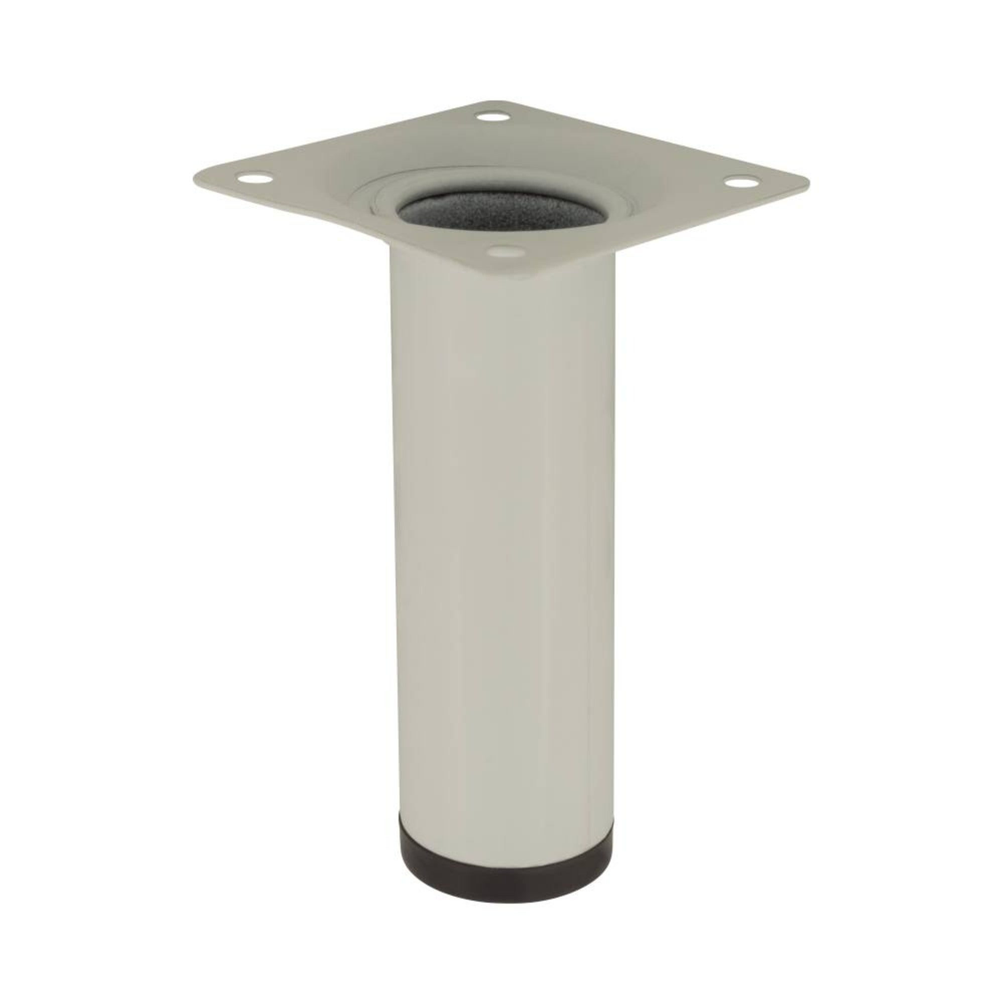 Noga meblowa okrągła 10 cm biała 