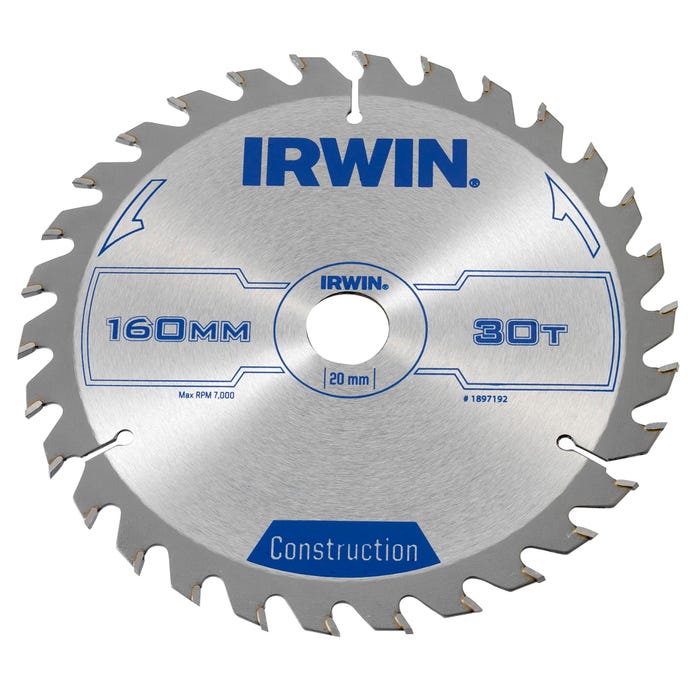 Piła widiowa do drewna 160 mm 30Z, otwór 16/20 Irwin