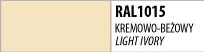Spray Lakier akrylowy Ambro-Sol kremowo-beżowy RAL1015 400ml 1