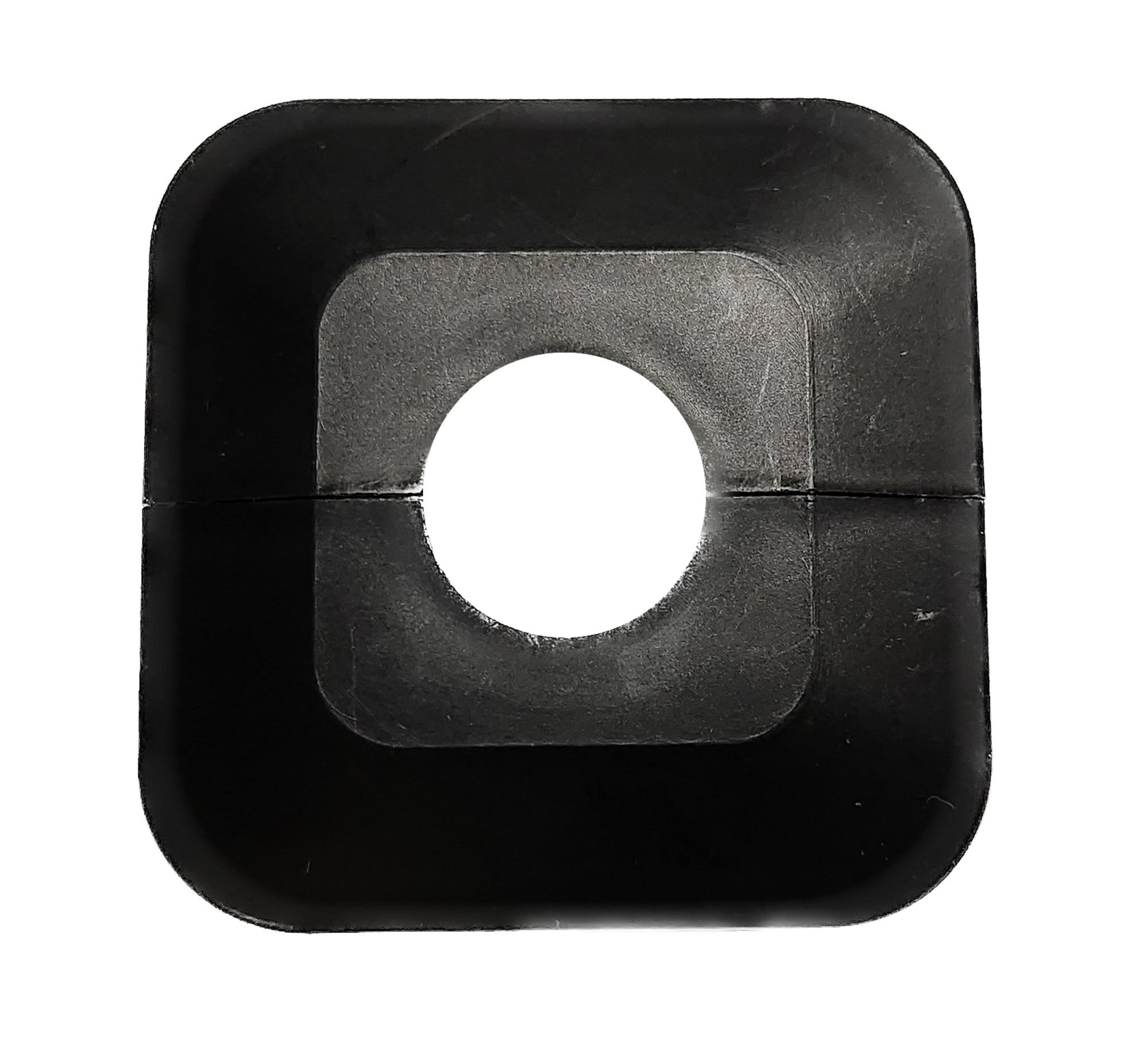 Rozeta dzielona fi 16 mm, 50 mm, czarna