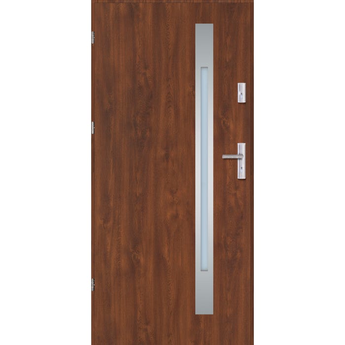 Drzwi wejściowe Meritum 90 cm lewe orzech