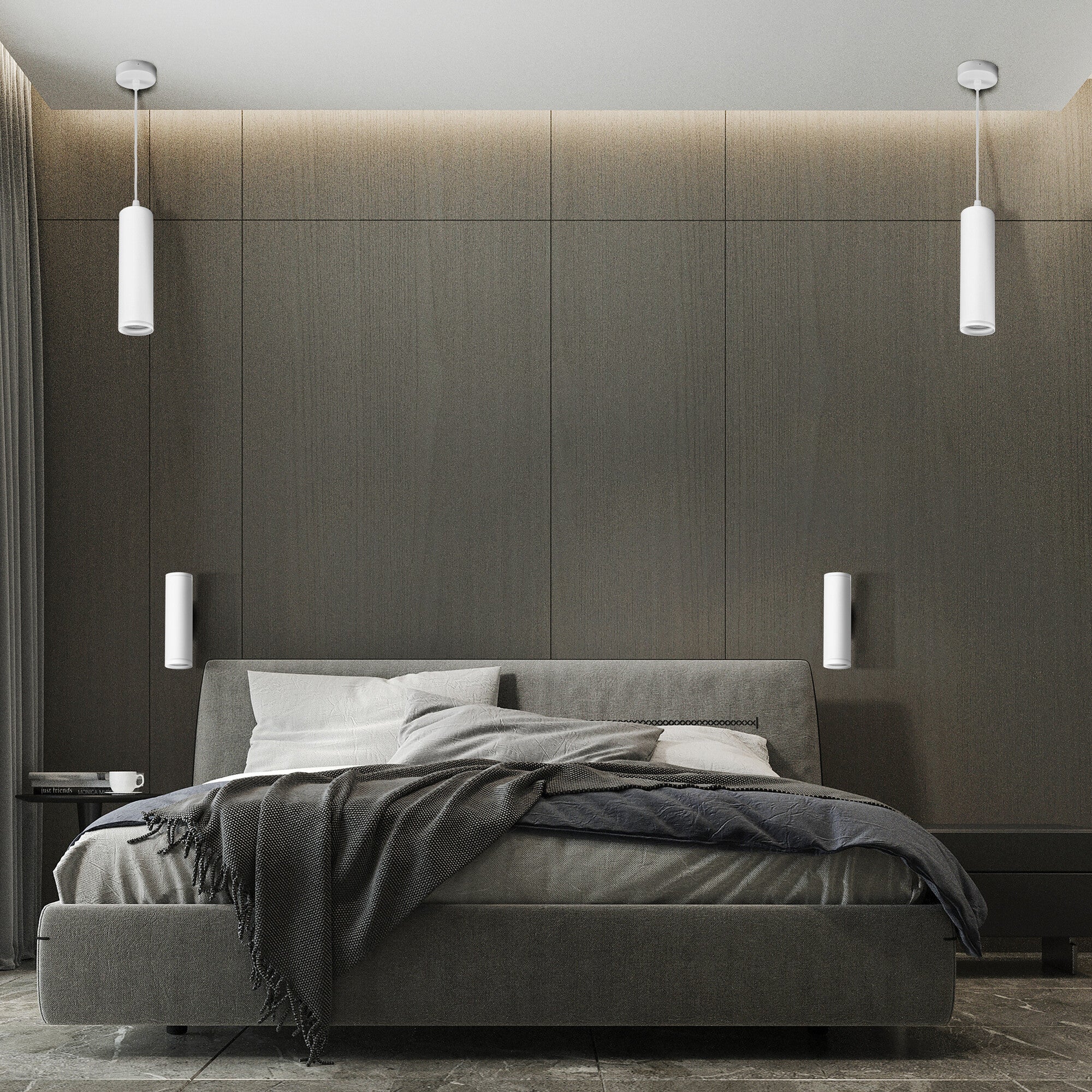 Lampa wisząca Paris 1xGU10 biała 1