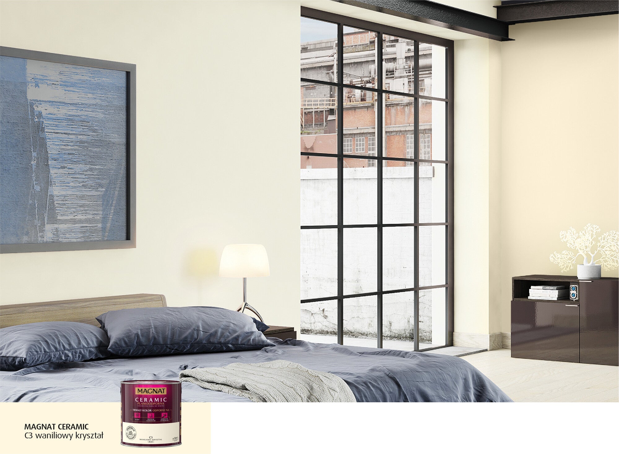 Farba Magnat Ceramic waniliowy kryształ 2,5l 1