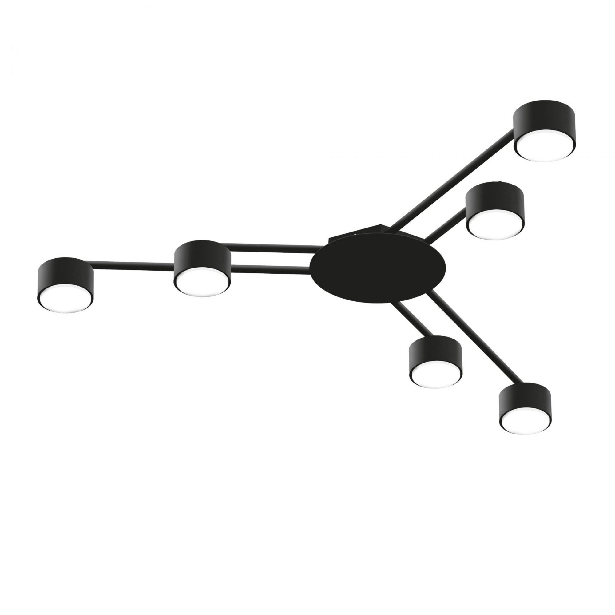 Oprawa sufitowa SPF21B-B 6x30W IP20, czarna