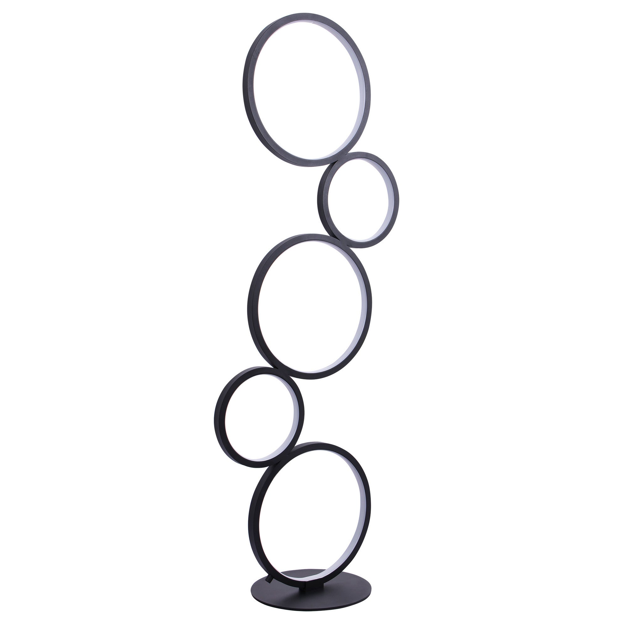 Lampa podłogowa LED Flamenco, czarna