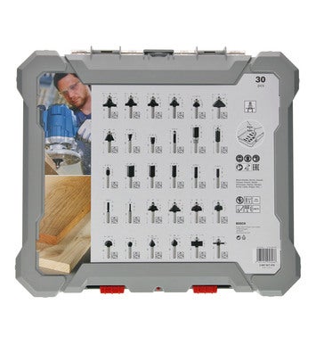 Zestaw frezów, trzpień 8 mm Bosch, 30 szt. 2