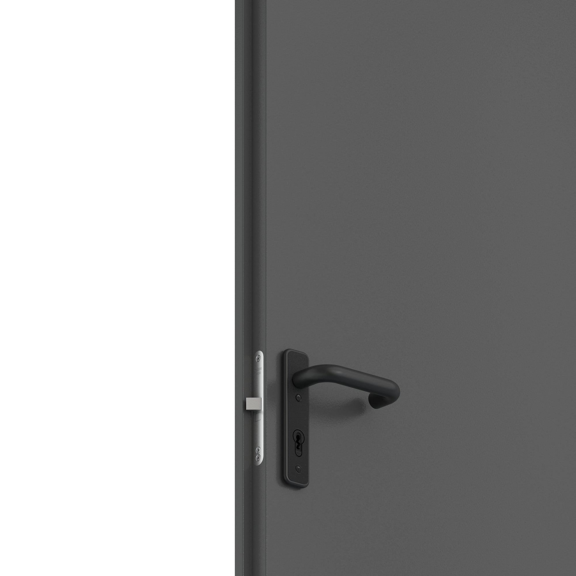 Drzwi techniczne T43 antracyt 80 uniwersalne 4