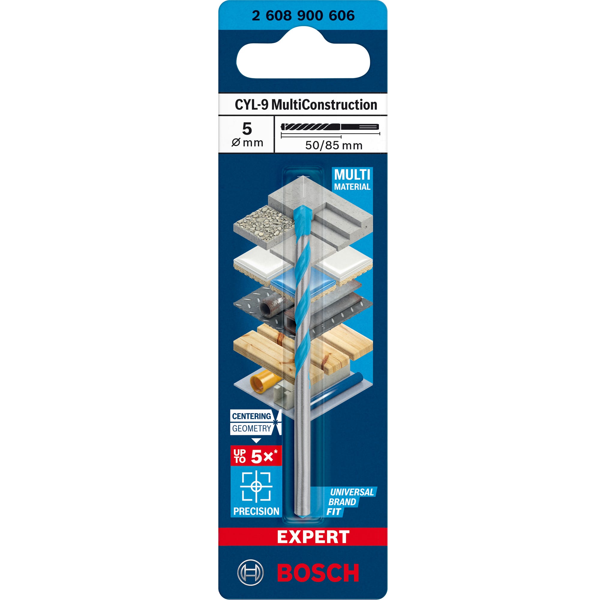 Wiertło wielozadaniowe MULTICONSTRUCTION 5x85 mm Bosch 1