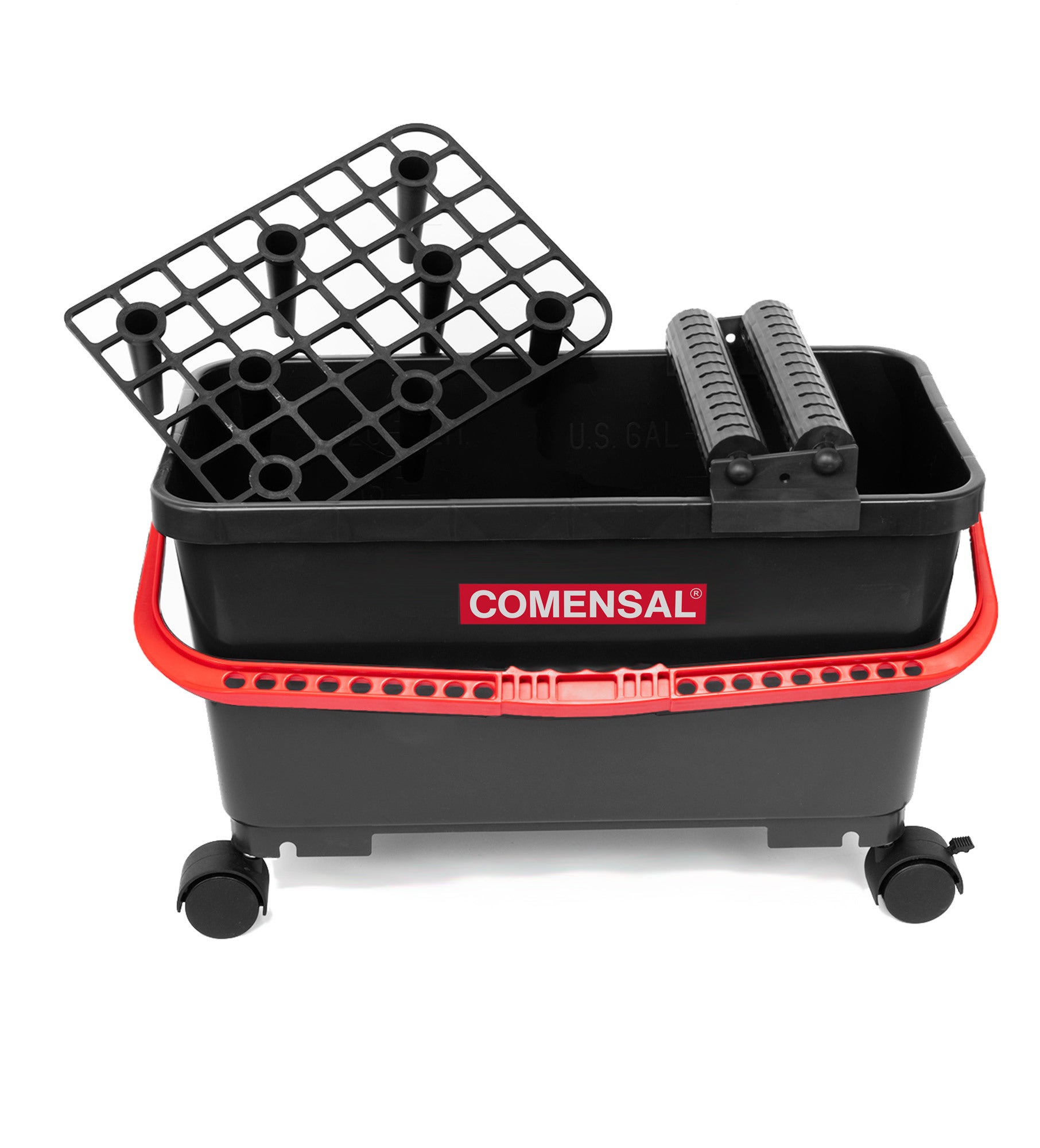 Pojemnik glazurniczy z kółkami