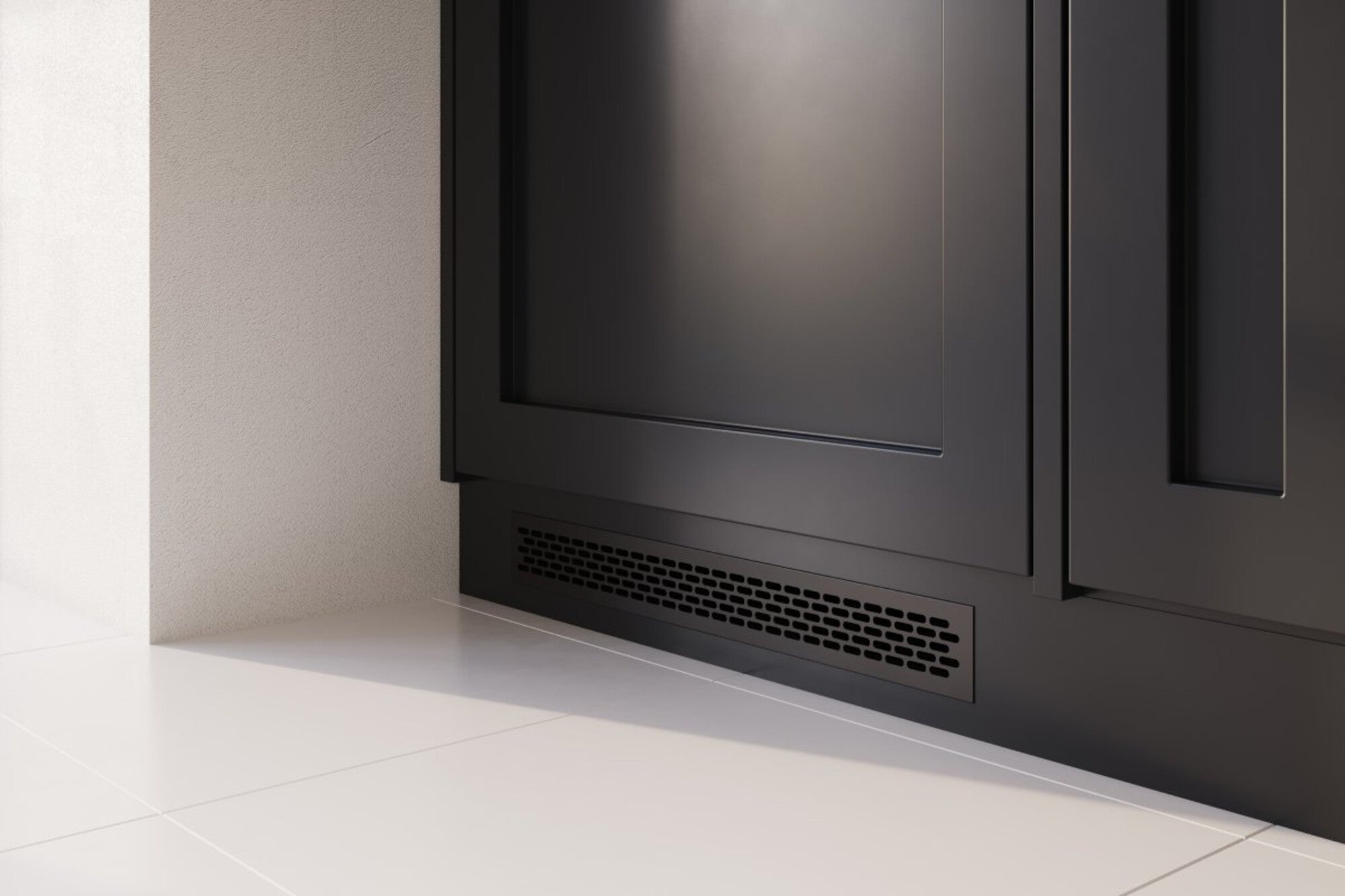 Kratka wentylacyjna 45,5x6,5 mm czarna  1