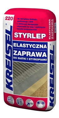 Zaprawa klejąco-zbrojąca do styropianu Kreisel Styrlep Elastyczny 25 kg 0