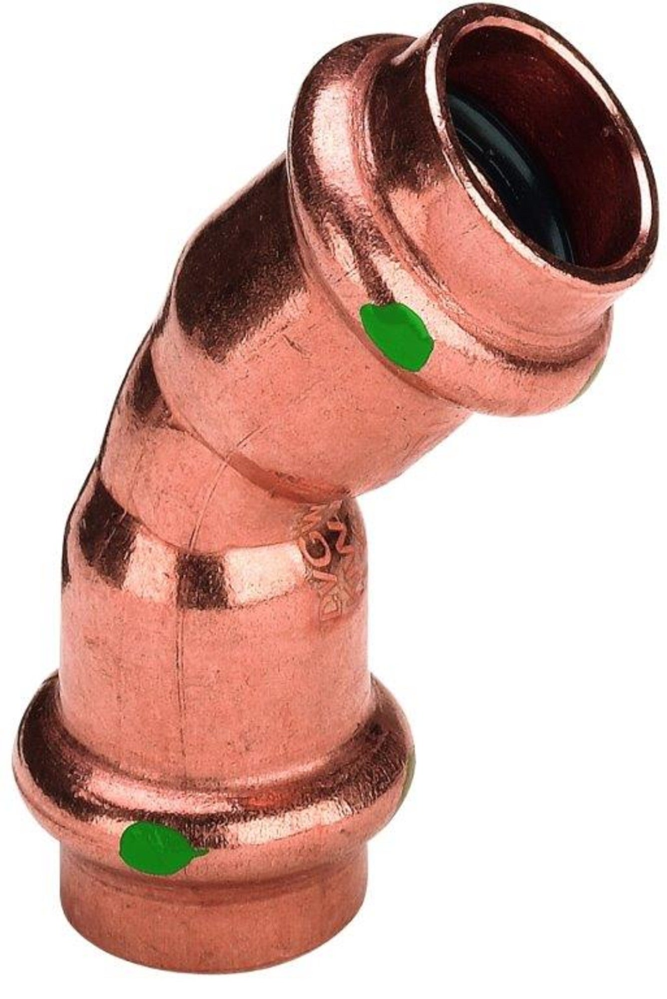 Łuk miedziany 45° 28 do wody PROFIPRESS